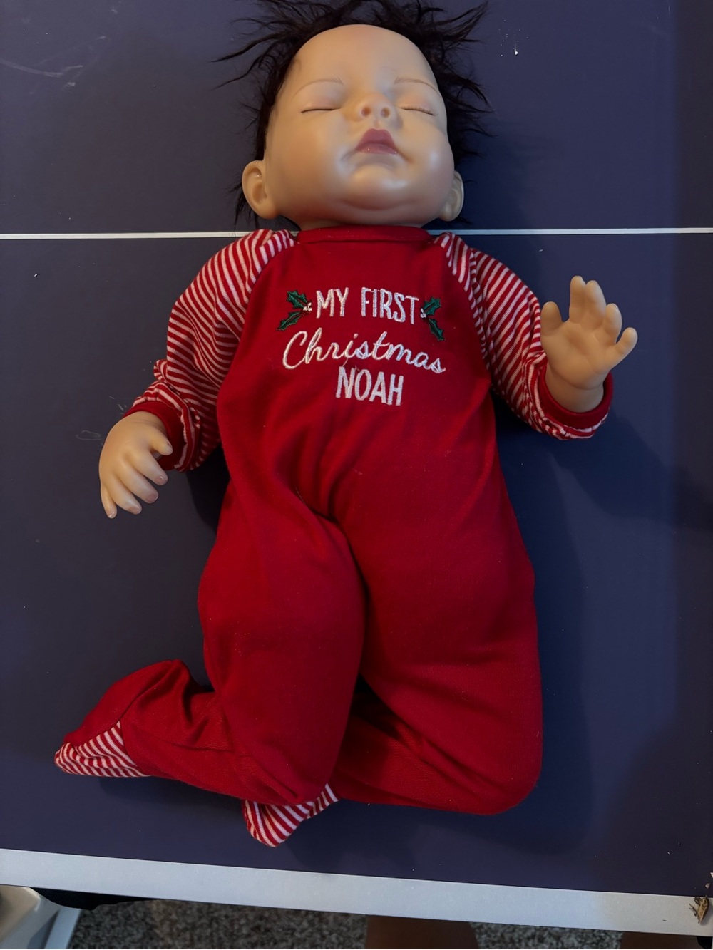 Ashton Drake "My First Christmas" Baby Doll Outfit - Noah